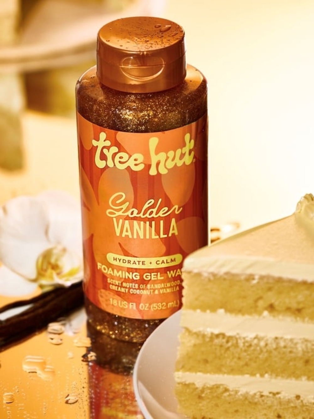 Golden Vanilla Foaming Gel Wash - Brown